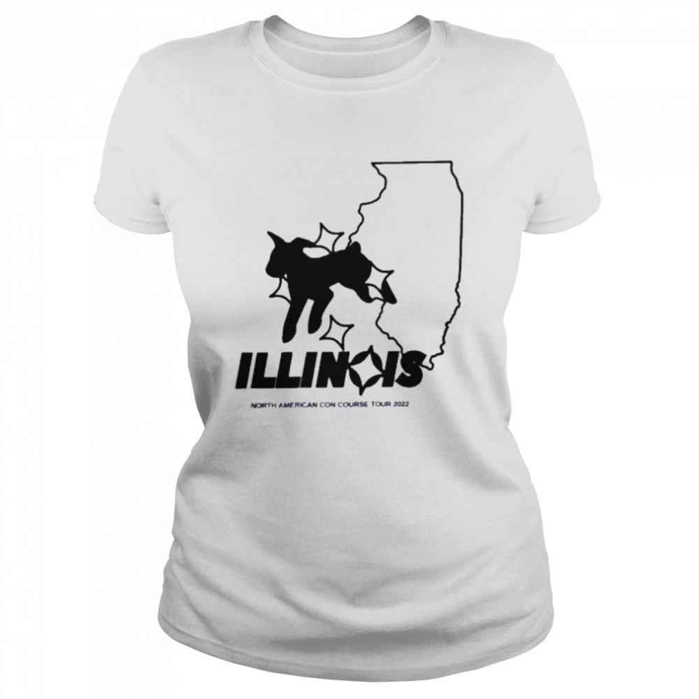 illinois north american con course tour 2022 shirt classic womens t shirt