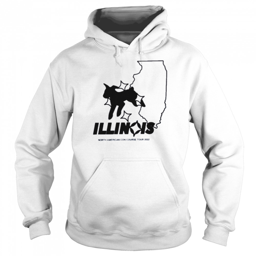 illinois north american con course tour 2022 shirt unisex hoodie