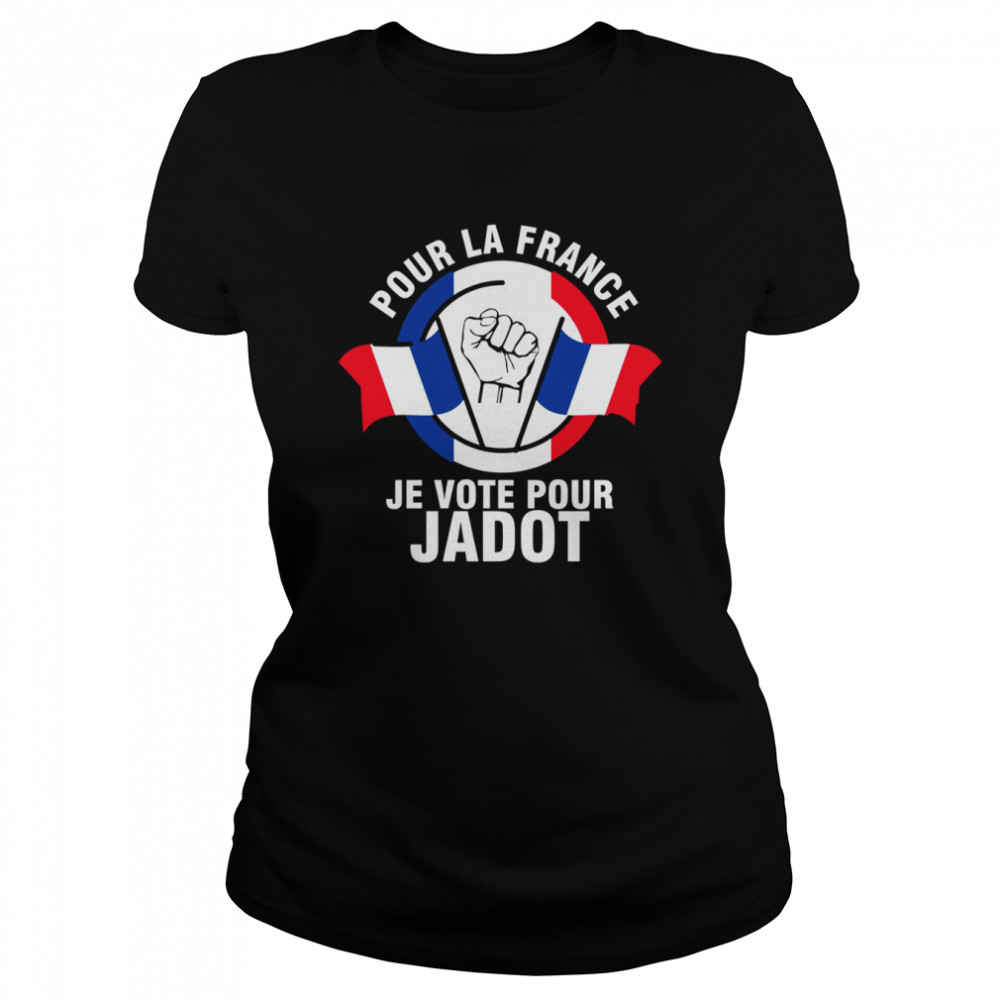 im voting for jadot yannick presidential 2022 je vote pour japot shirt classic womens t shirt
