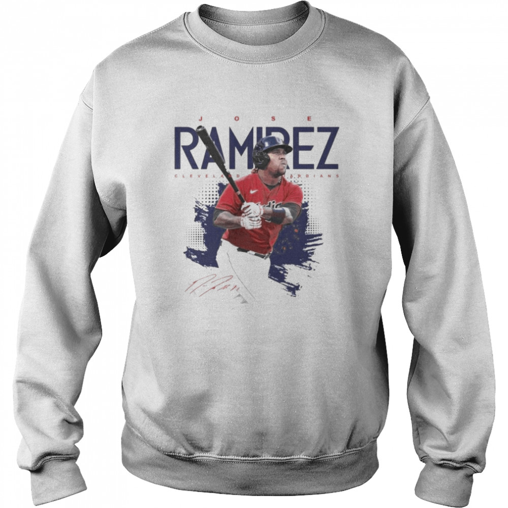 Jose Ramirez Cleveland Guardians signature shirt Unisex Sweatshirt