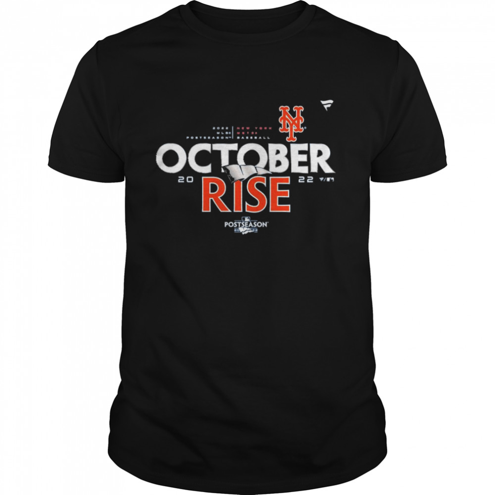 October Rise New York Mets Postseason 2022 Locker Room T-Shirt