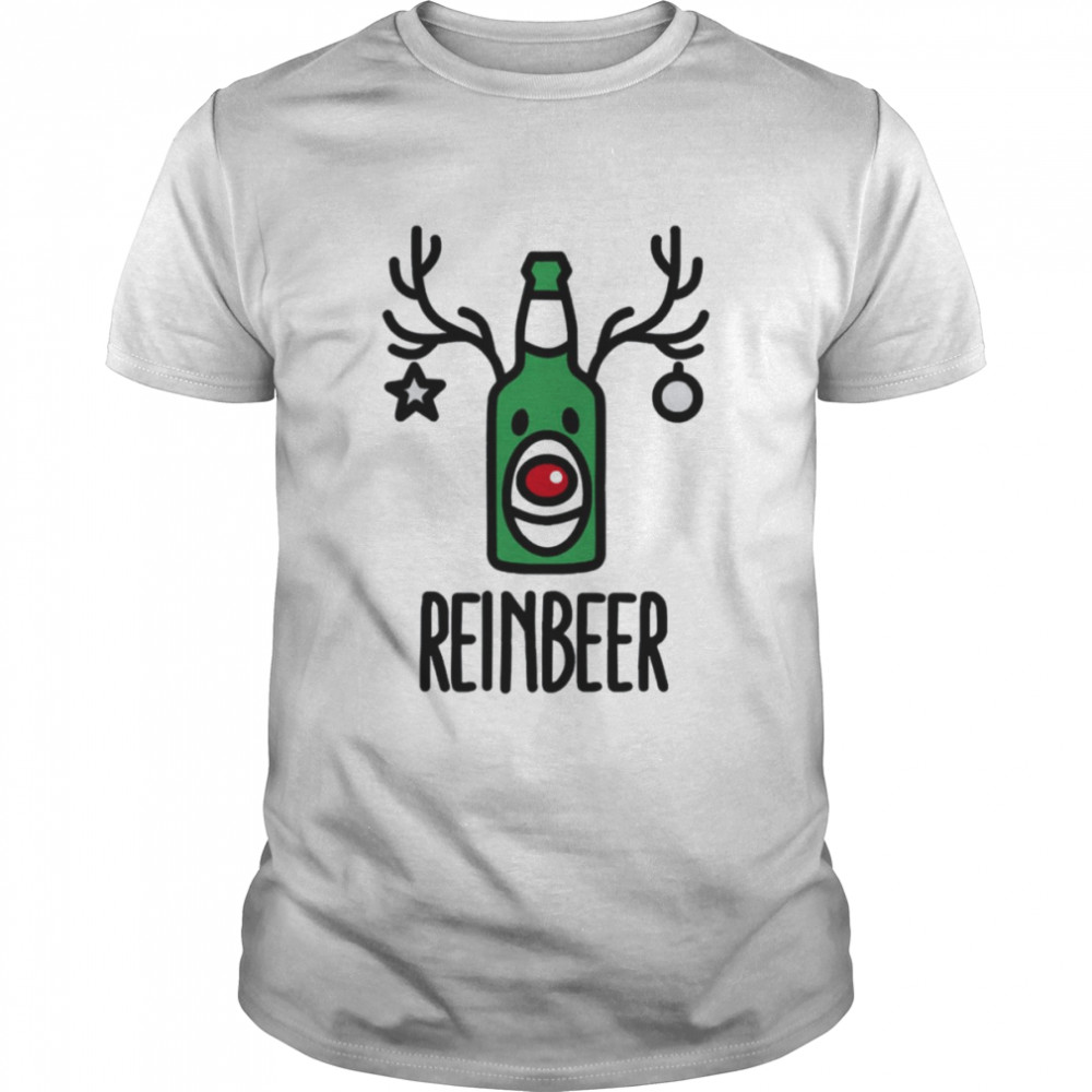 Reinbeer Is Reindeer + Beer shirt Classic Men's T-shirt