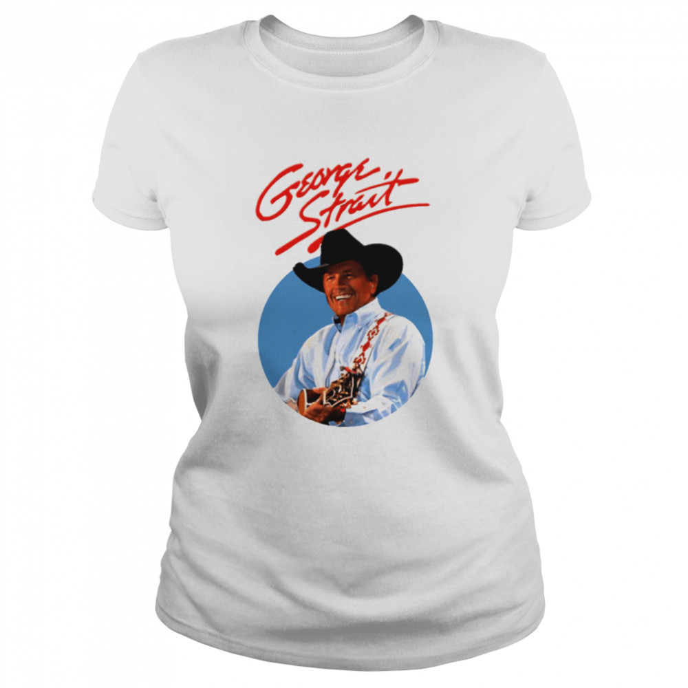 Retro Portrait The Legend George Strait shirt Classic Women's T-shirt