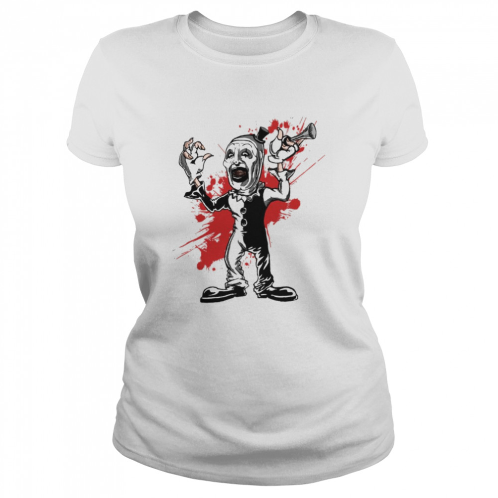 Terrifier Halloween Monsters Scary Clown shirt Classic Women's T-shirt