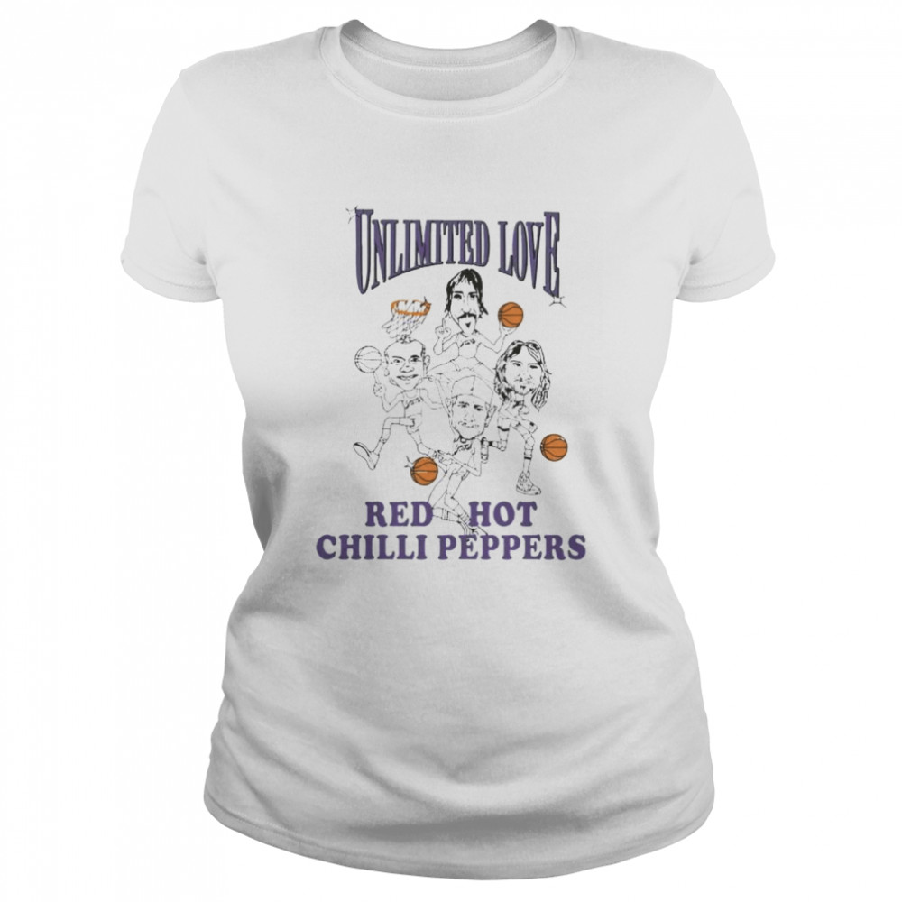 Unlimited love red hot chili peppers basketball shirt - Kingteeshop