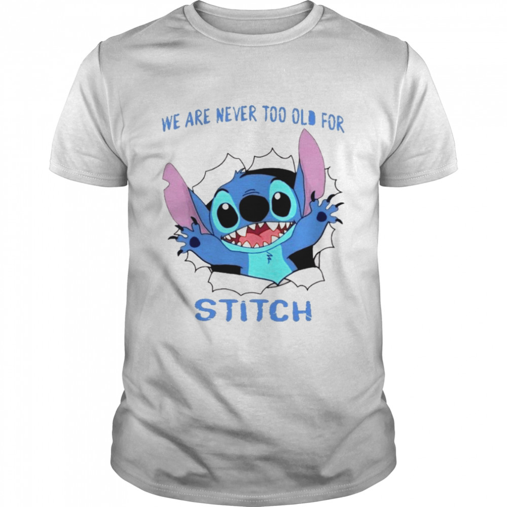 We Are Never Too Old For Stitch Cutedisney Stitch Lilo shirt Classic Men's T-shirt