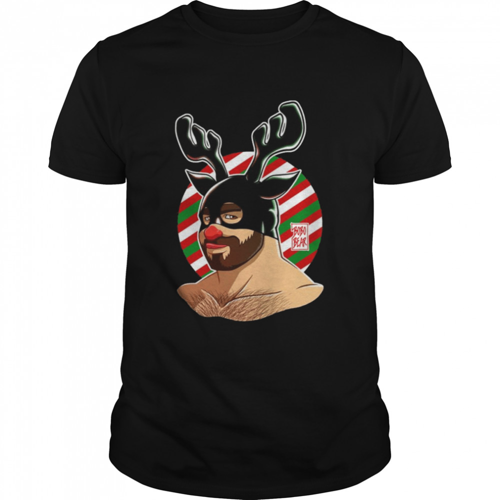 Adam Likes Xmas In Rubber Reindeer shirt Classic Men's T-shirt