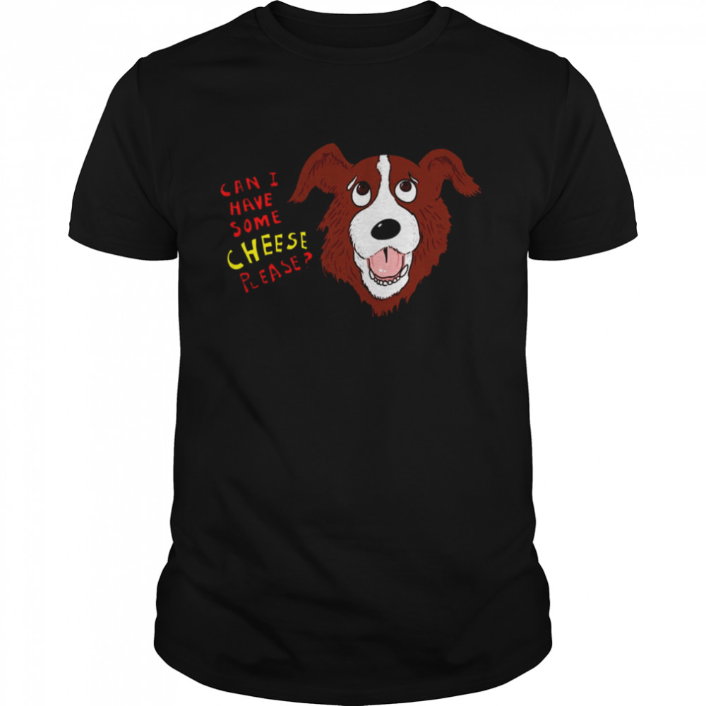 Dogs Design Can I Have Some Cheese Please shirt Classic Men's T-shirt