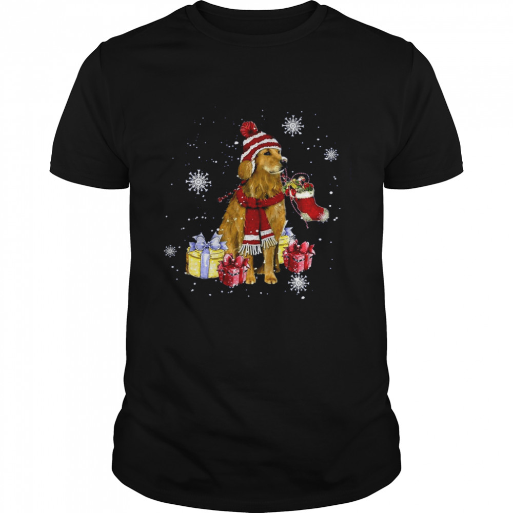 Golden Merry Christmas Animated shirt Classic Men's T-shirt