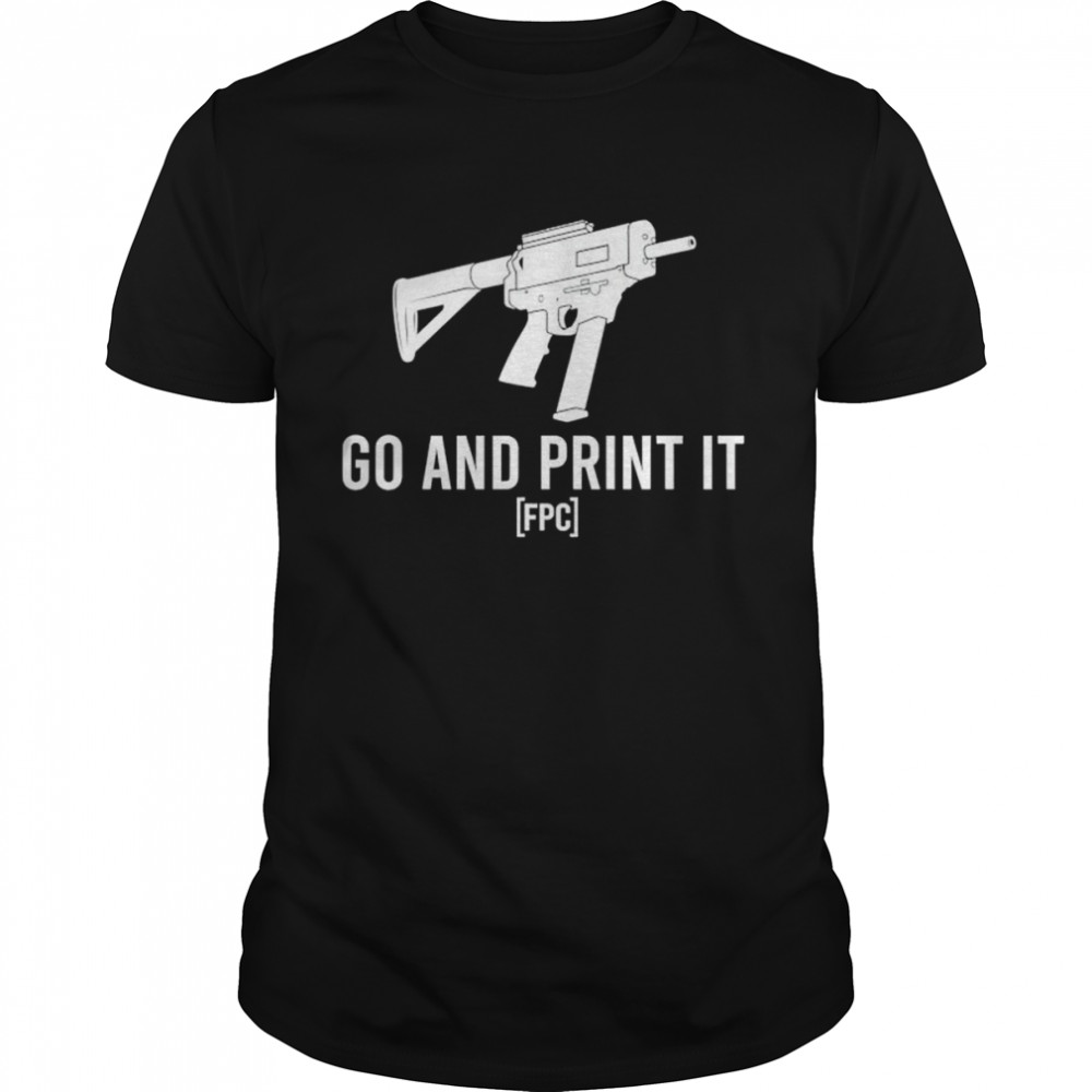 Gun go and print it shirt Classic Men's T-shirt