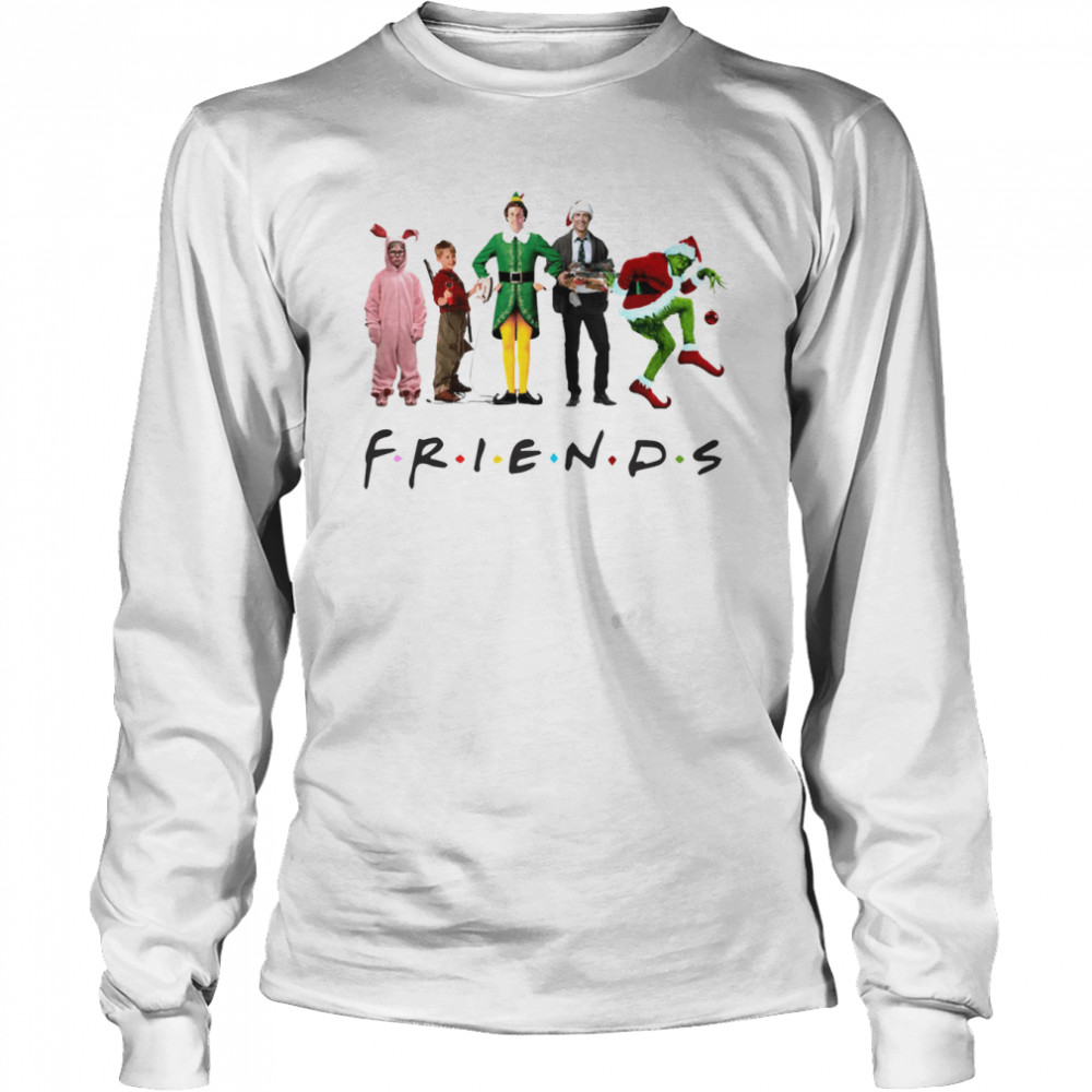Animated Design Friends Movies Characters shirt Long Sleeved T-shirt