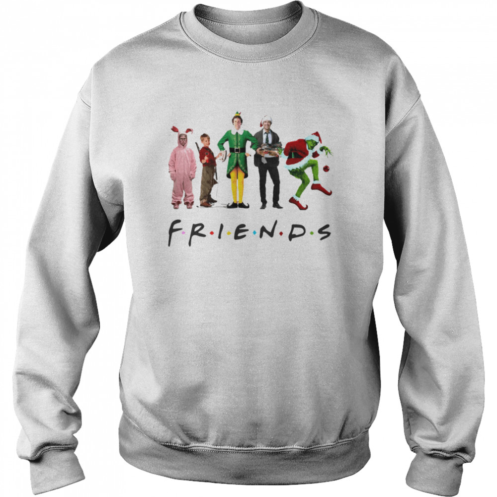 Animated Design Friends Movies Characters shirt Unisex Sweatshirt