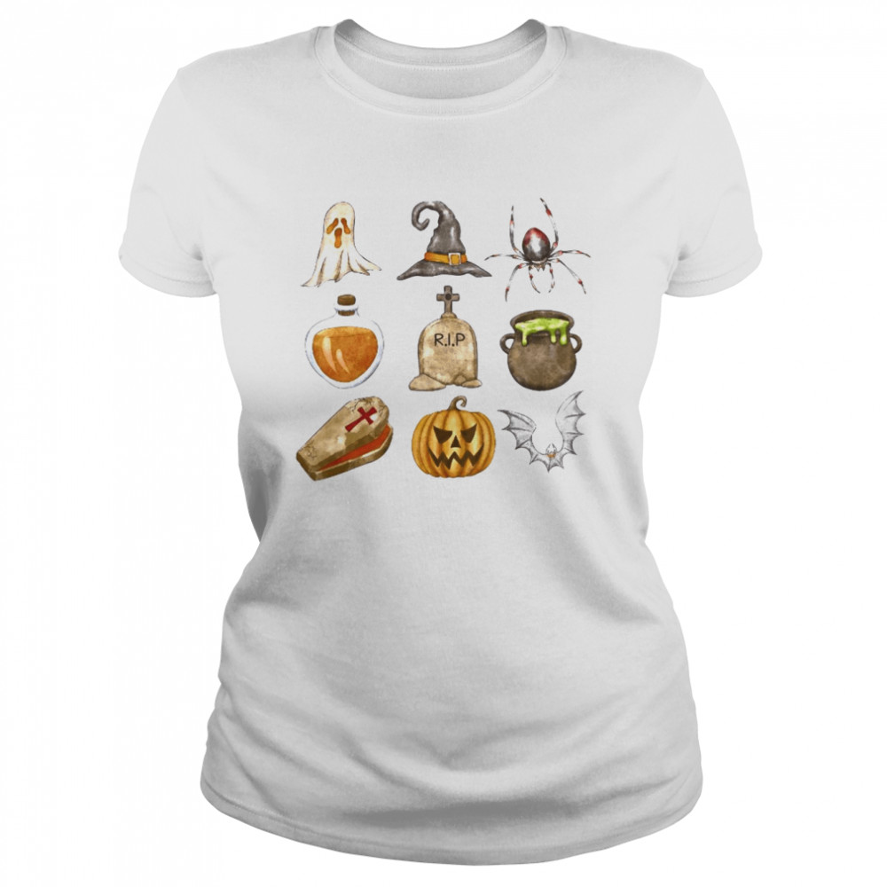 Witch Things Halloween tshirt Classic Women's T-shirt