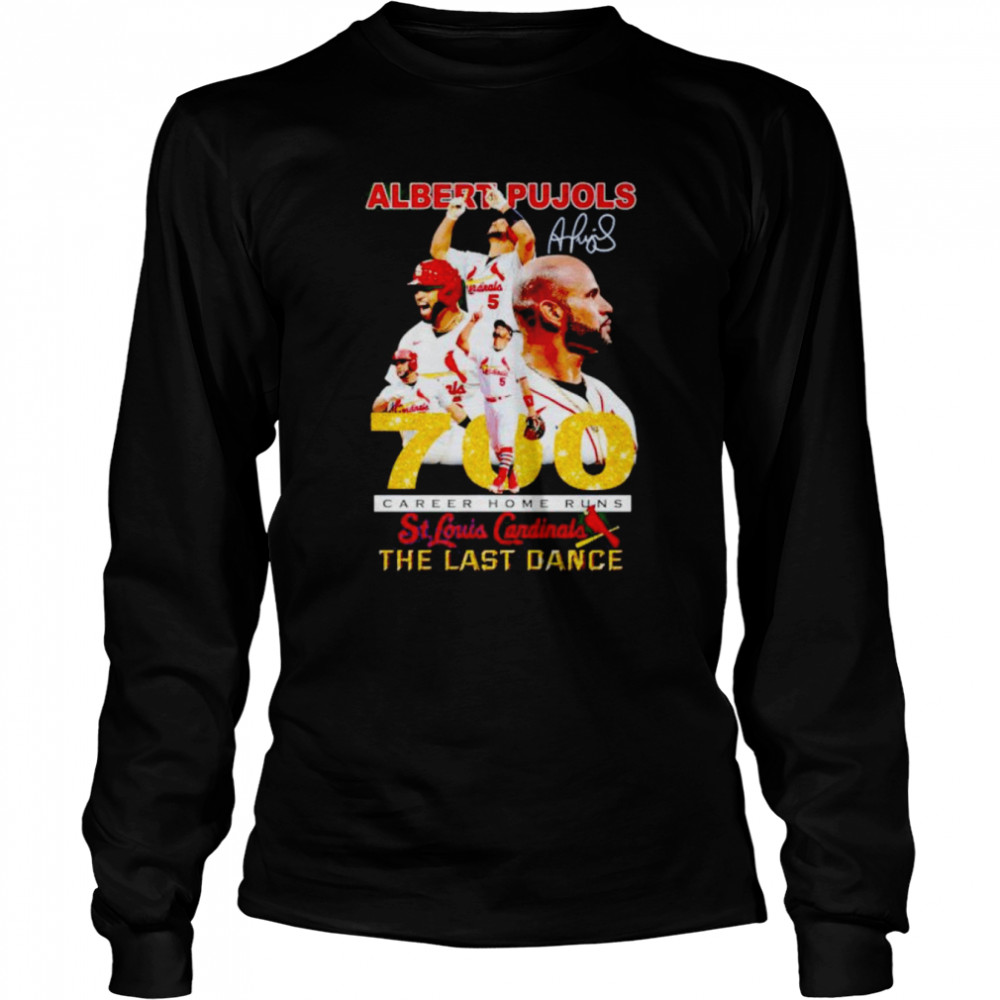 Buy St Louis Cardinals Albert Pujols 2022 The last dance shirt For