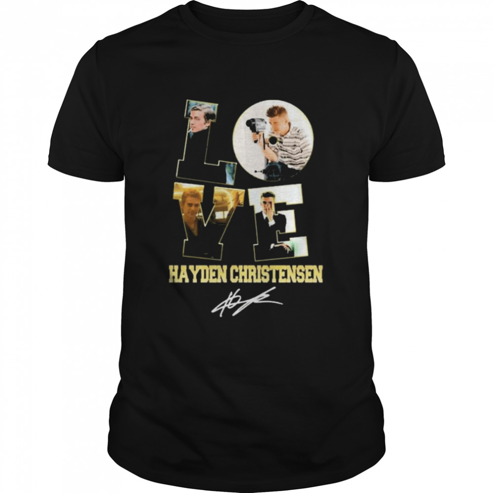 Love Hayden Christensen signature shirt Classic Men's T-shirt