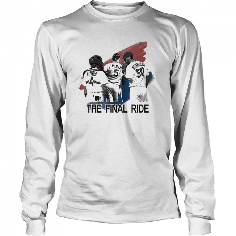 Albert Pujols T-Shirt Molina Pujols Wainnright The Final Ride