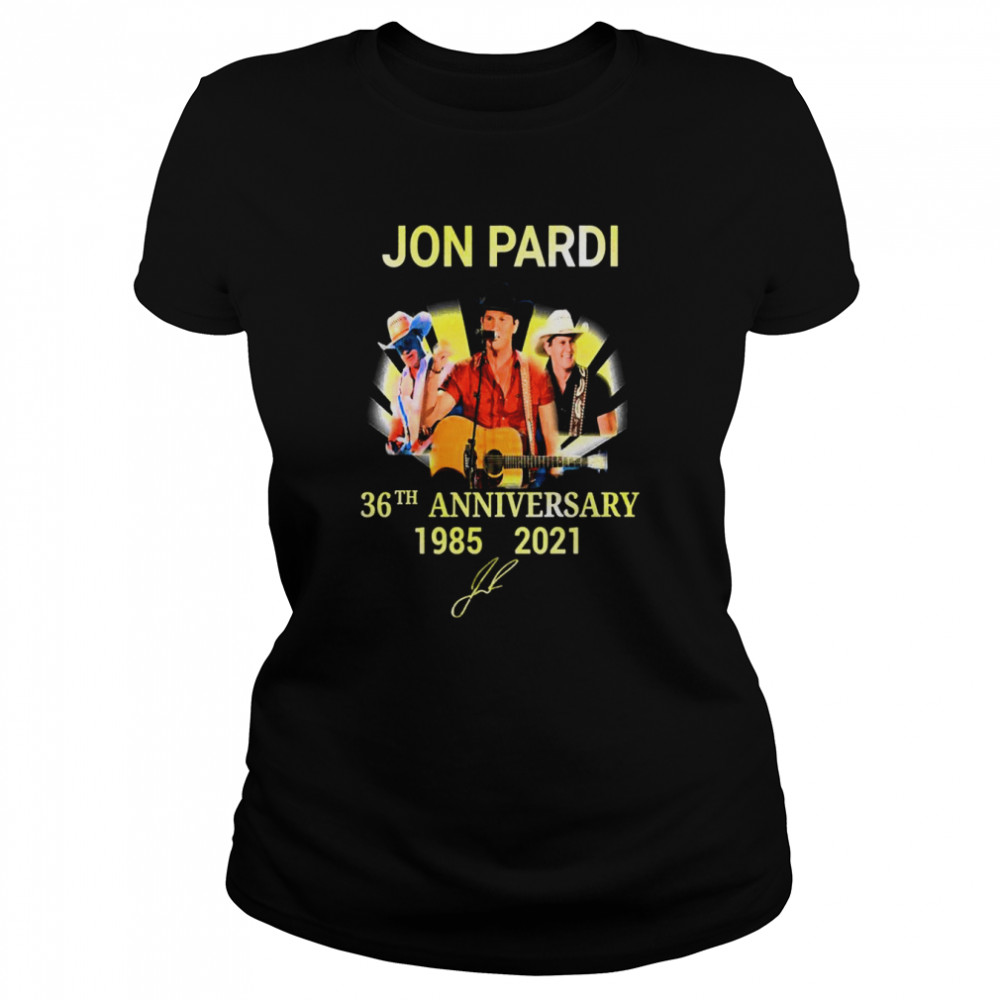 Anniversary Design Of Jon Pardi Singer shirt Classic Women's T-shirt