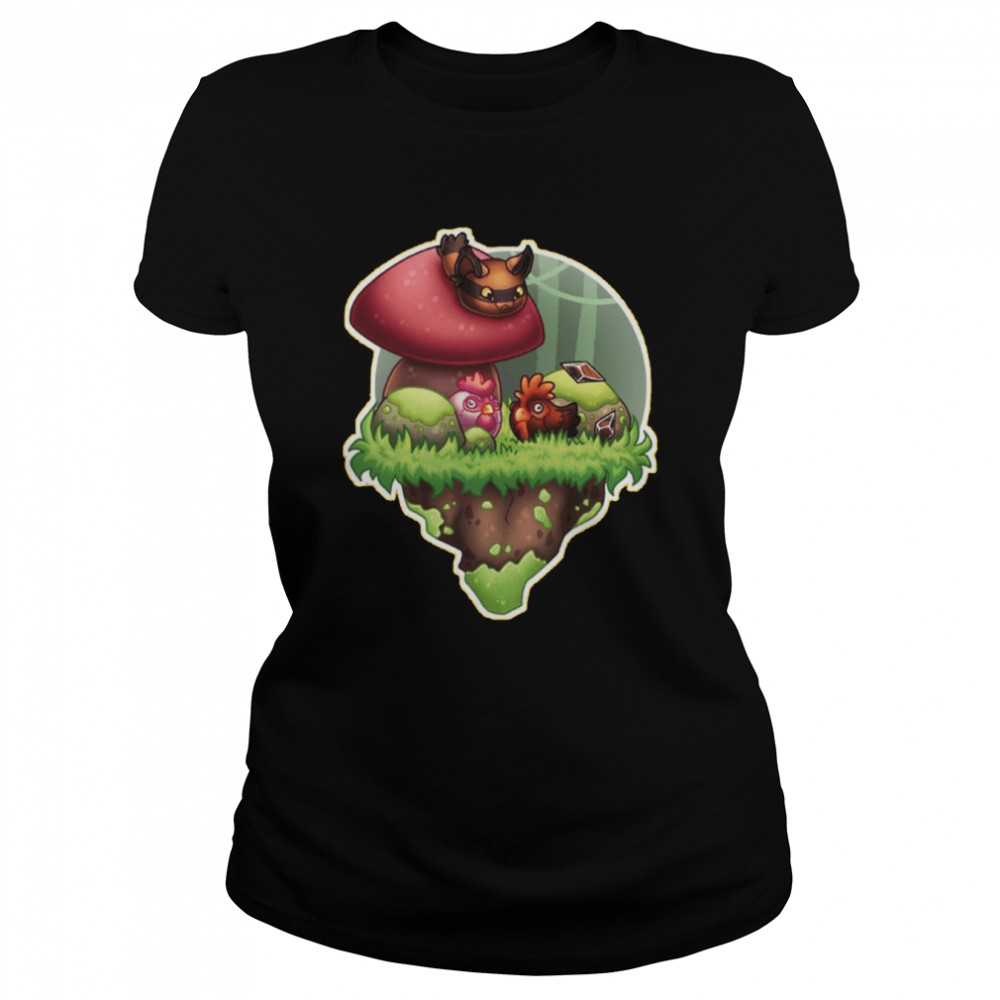 Colorful Art Slime Rancher Eggs Planet shirt Classic Women's T-shirt