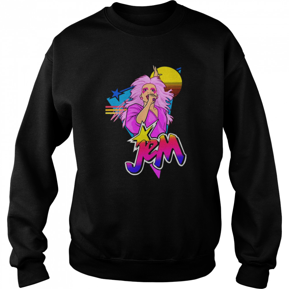 Jem 80s Style Art Jem And The Holograms shirt Unisex Sweatshirt