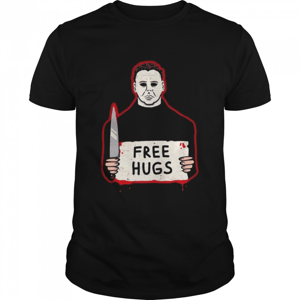 Michael myers free hugs halloween shirt Classic Men's T-shirt