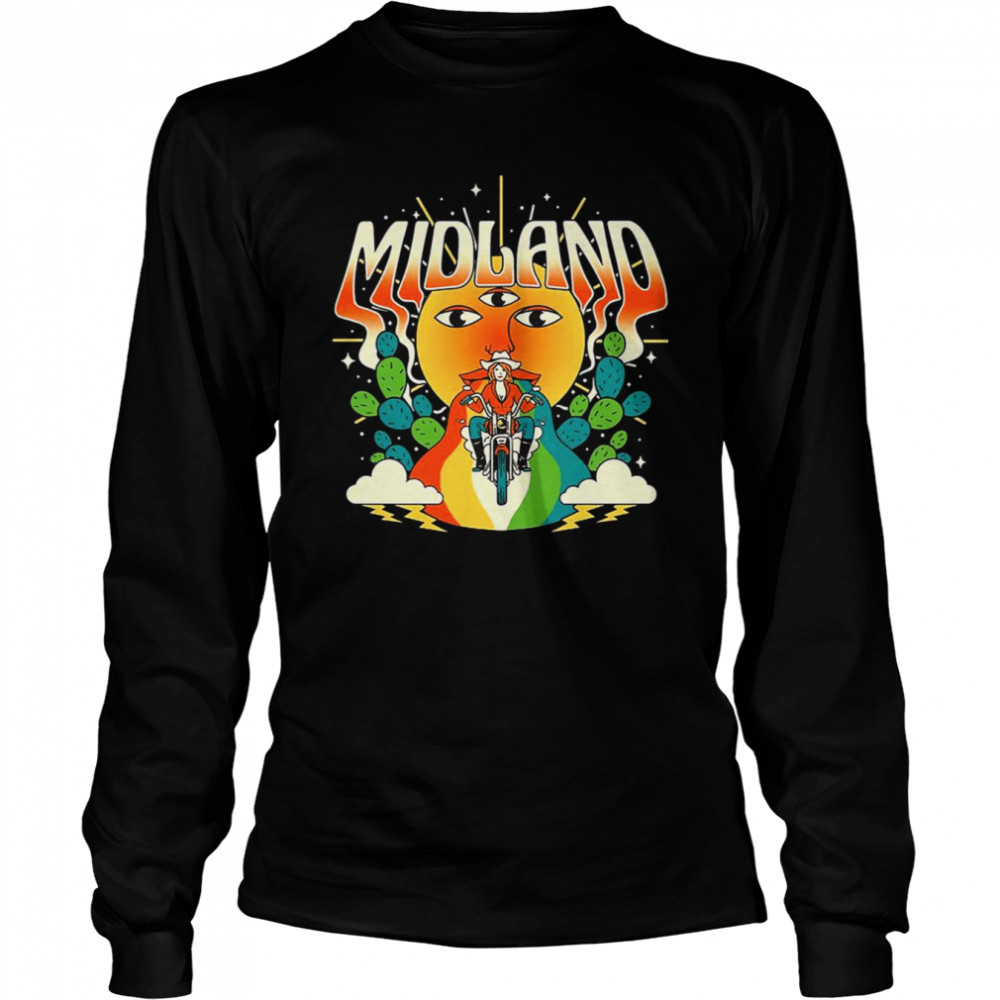 Mid Pop Art Midland shirt Long Sleeved T-shirt