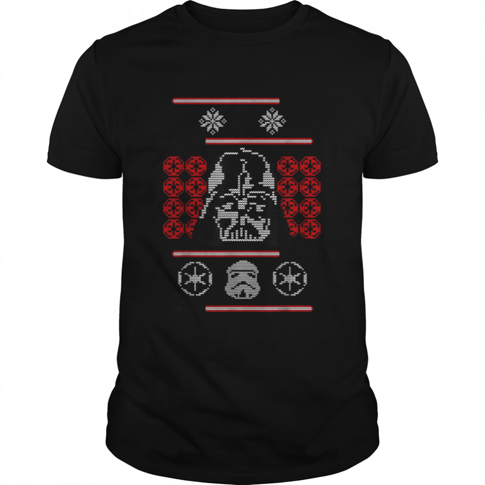 Dv Knit Pattern Mandalorian Star Wars shirt Classic Men's T-shirt