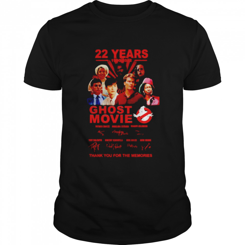 22 years Ghost Movie thank you for the memories signatures shirt Classic Men's T-shirt