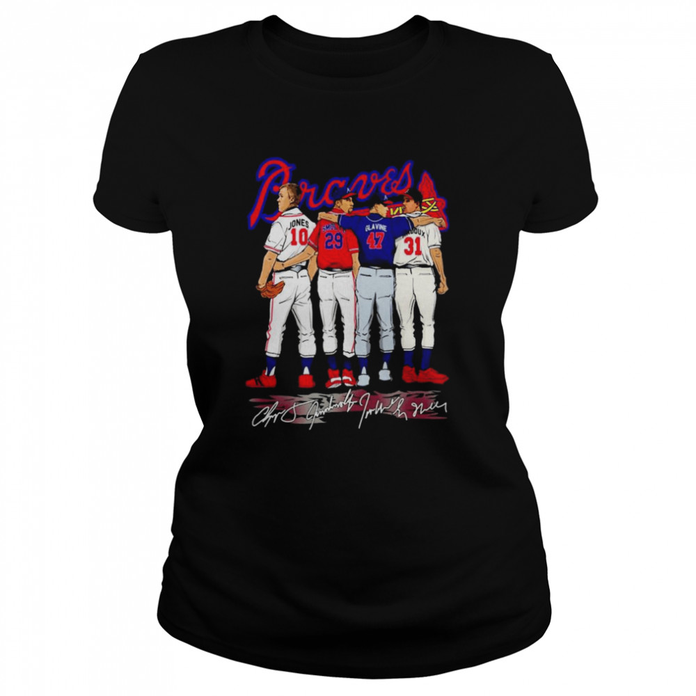 Atlanta Braves Chipper Jones's John Andrew Smoltz Tom Glavine and