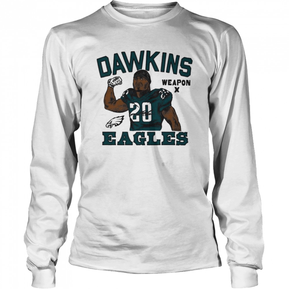 Philadelphia Eagles Brian Dawkins Retro Football Shirt Grey