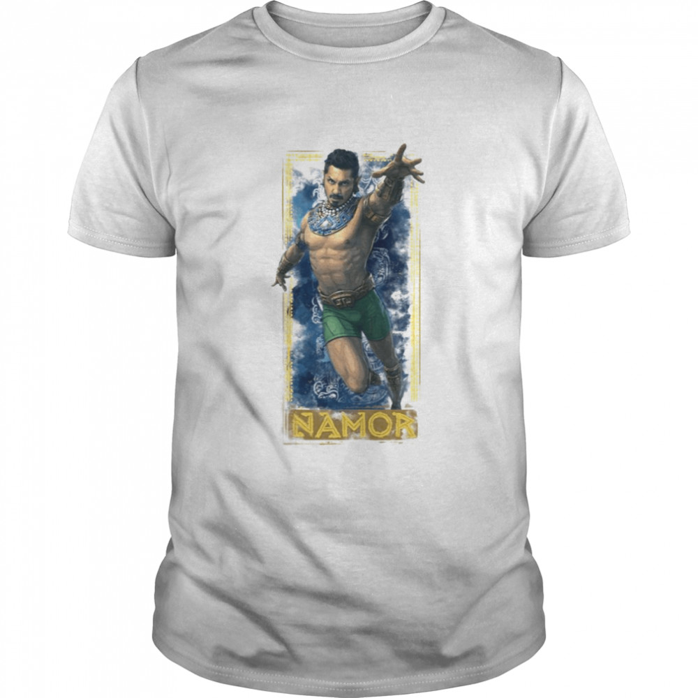 Marvel Black Panther Wakanda Forever Namor Reach Profile  Classic Men's T-shirt