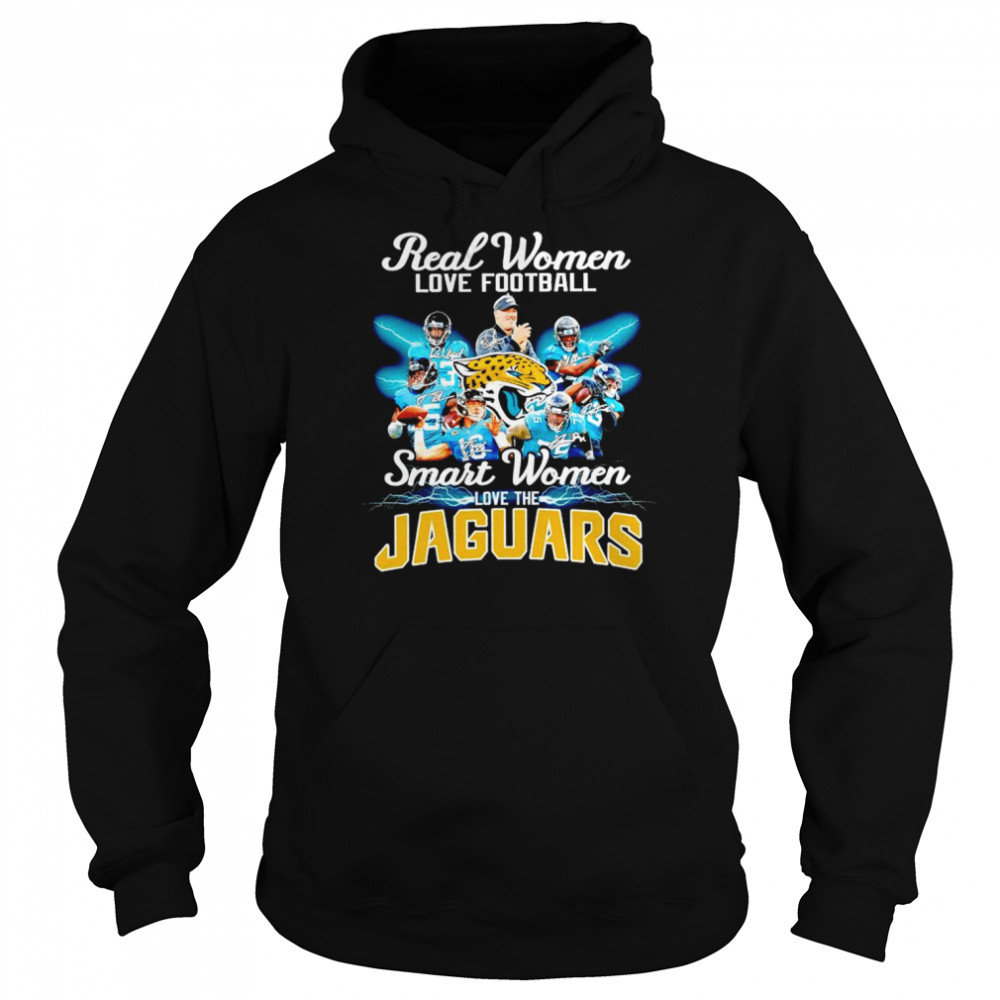 Real women love football smart women love the Jacksonville Jaguars  signatures shirt - Trend T Shirt Store Online