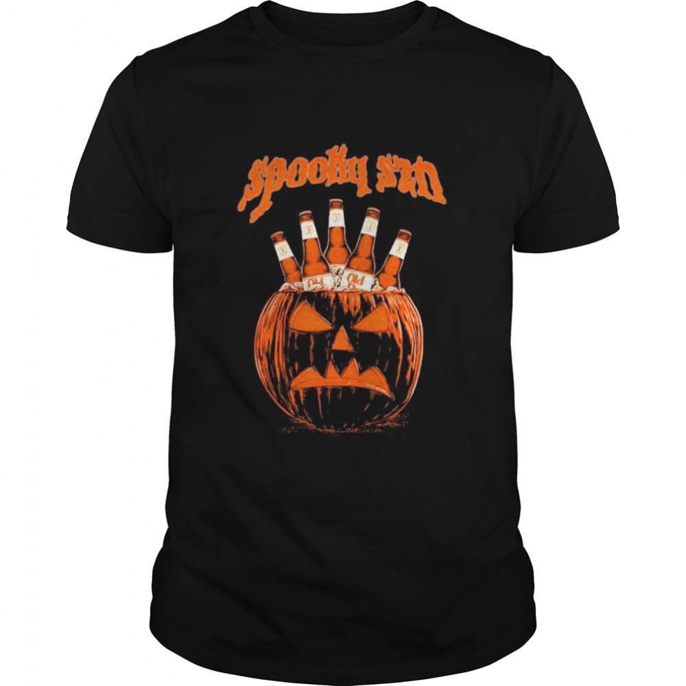 Spooky SZN Beer Pumpkin Halloween shirt Classic Men's T-shirt