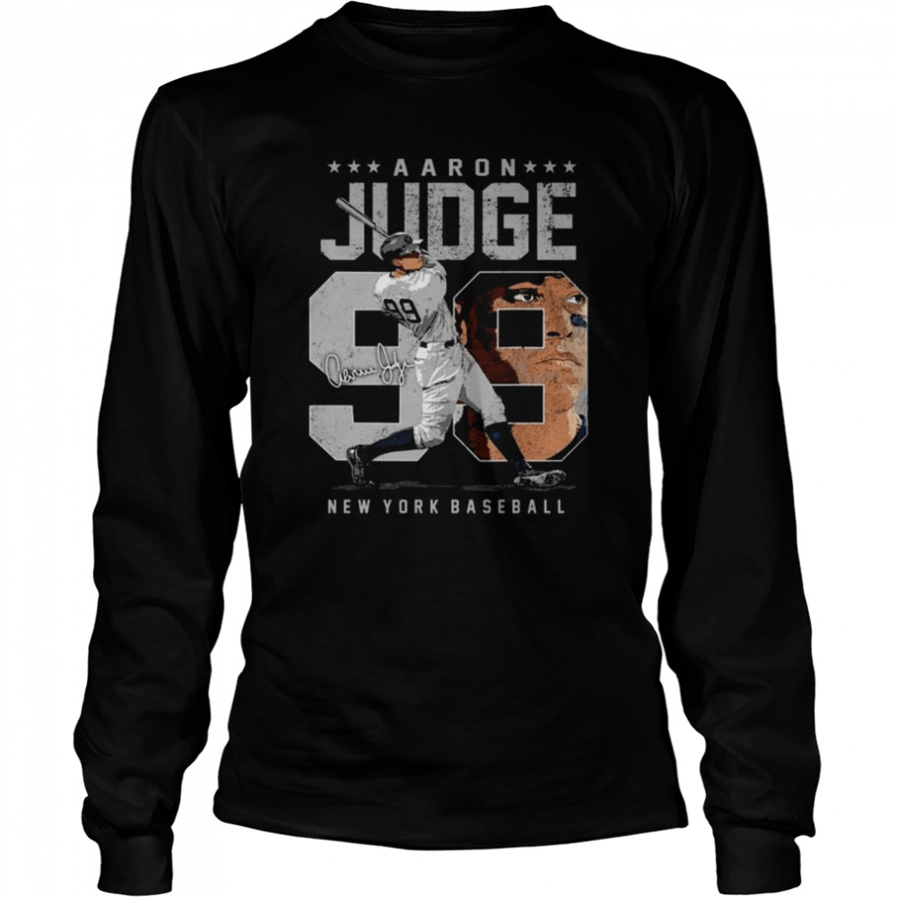 AAron Judge 99 New York Yankees signatures shirt Long Sleeved T-shirt