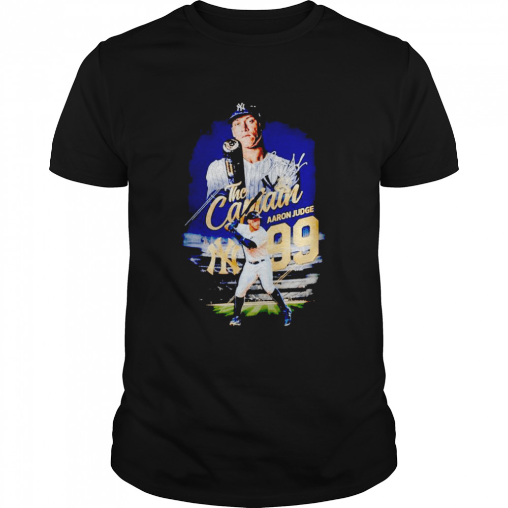 Aaron Judge the captain New York Yankees signature shirt Classic Men's T-shirt