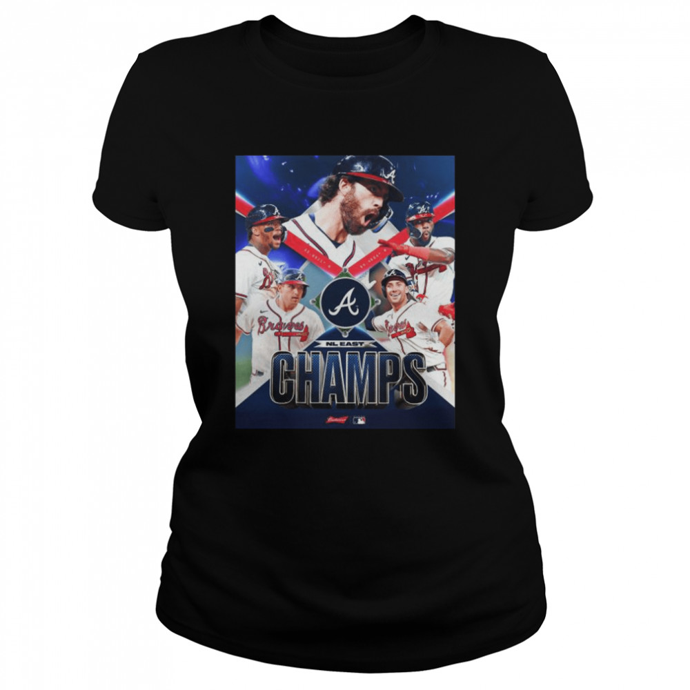 Atlanta Braves Baseball 2022 NL East Champs Poster shirt Classic Women's T-shirt