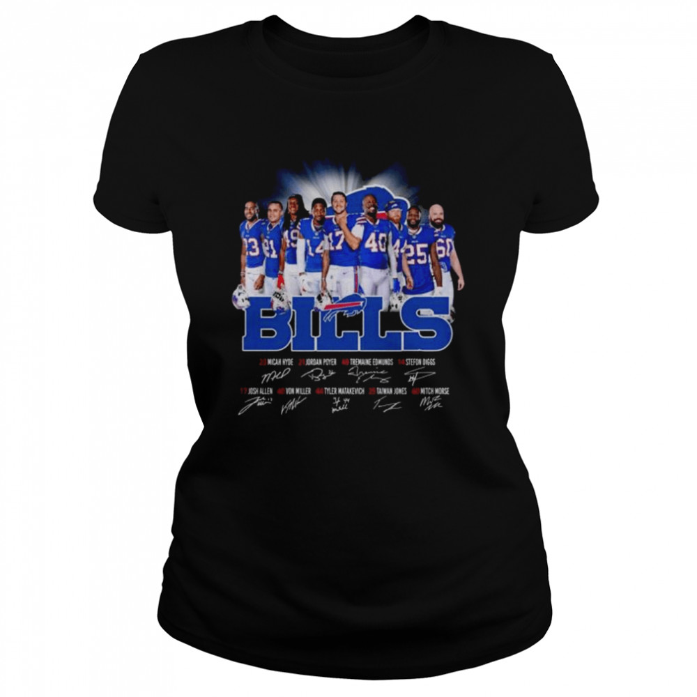 Buffalo Bills all team players 2022 signatures shirt Classic Women's T-shirt
