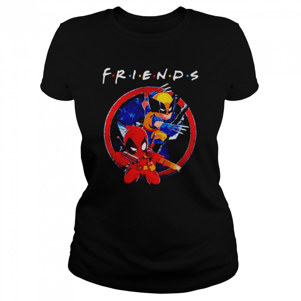 Deadpool and Wolverine friends shirt Classic Women's T-shirt