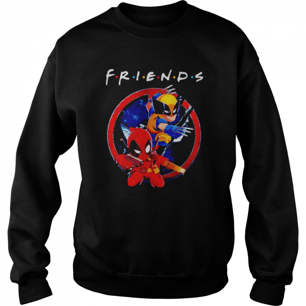 Deadpool and Wolverine friends shirt Unisex Sweatshirt