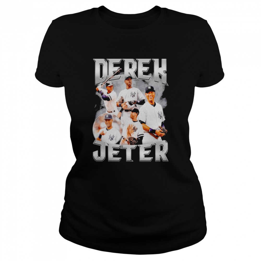 Derek Jeter New York Yankees MLB Baseball shirt Classic Women's T-shirt