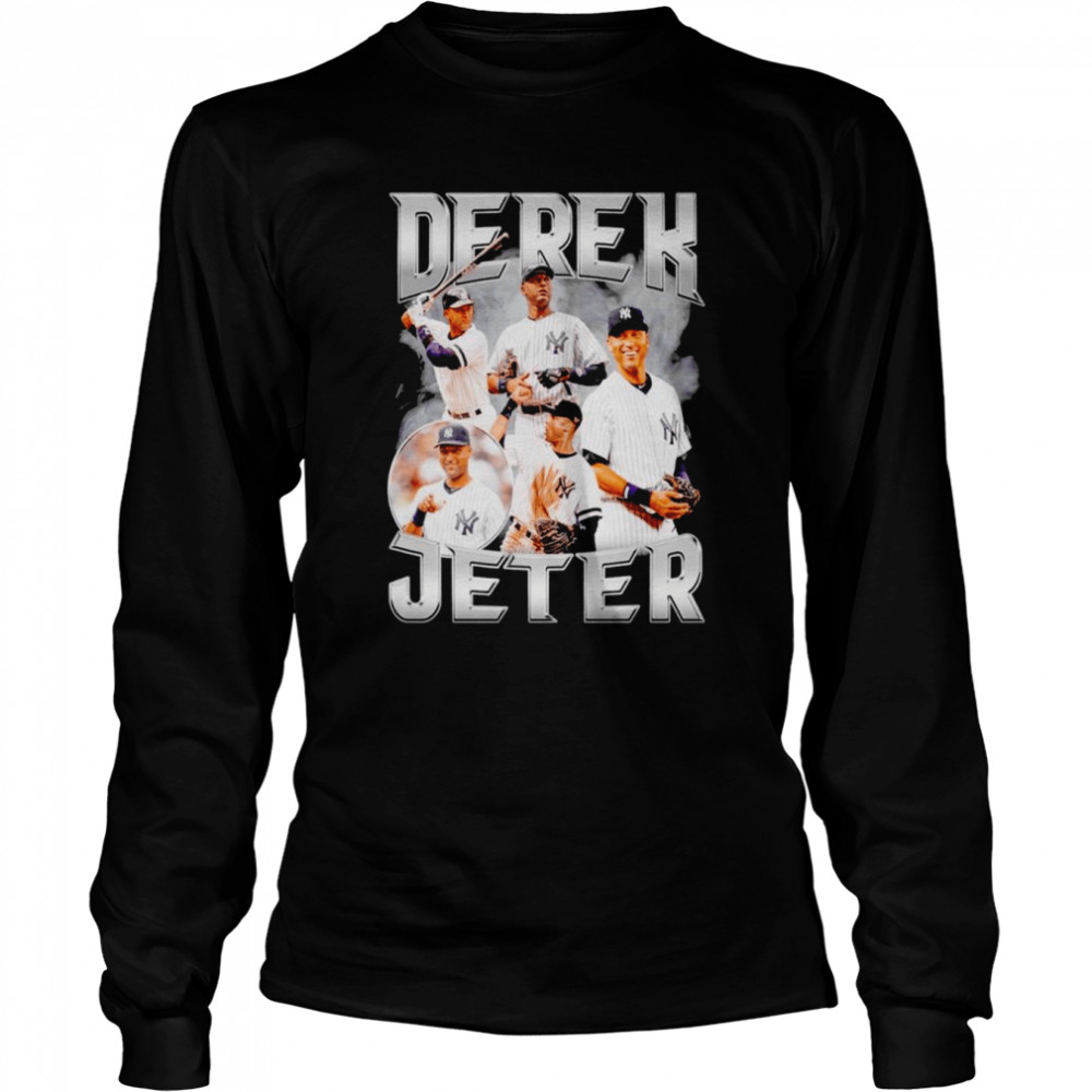 Derek Jeter New York Yankees MLB Baseball shirt Long Sleeved T-shirt
