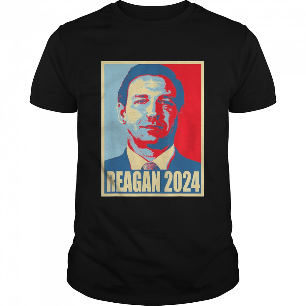 Reagan 2024 Ron DeSantis 2024 President TShirt