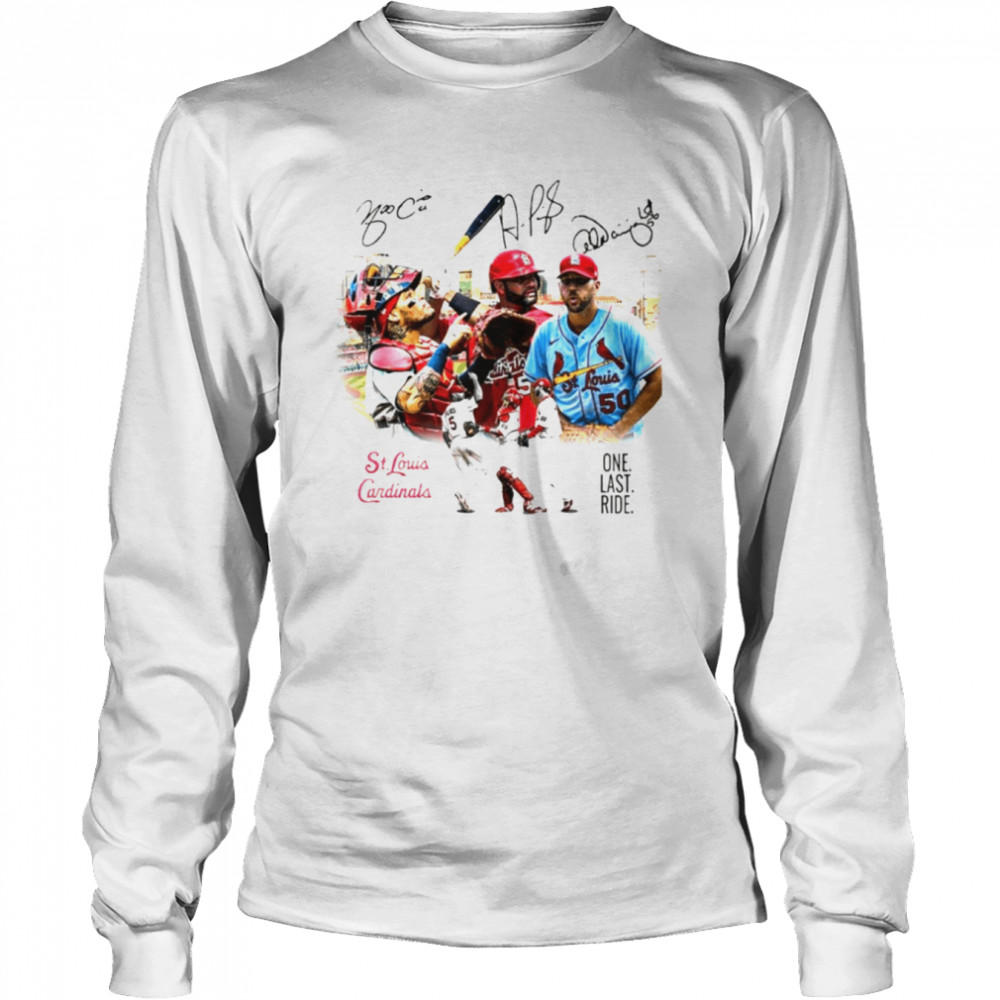 St. Louis Cardinals Adam Wainwright Albert Pujols and Yadier Molina  signature shirt - Kingteeshop
