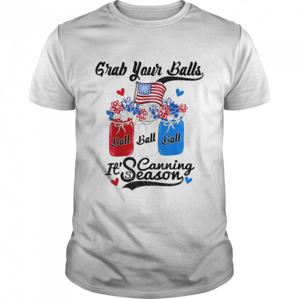 Canning 4th of July Flag America T- Classic Men's T-shirt