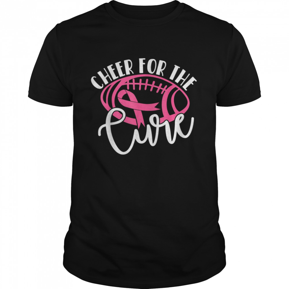 Cheer For The Cure Pink Breast Cancer Awareness Girl Women T- Classic Men's T-shirt