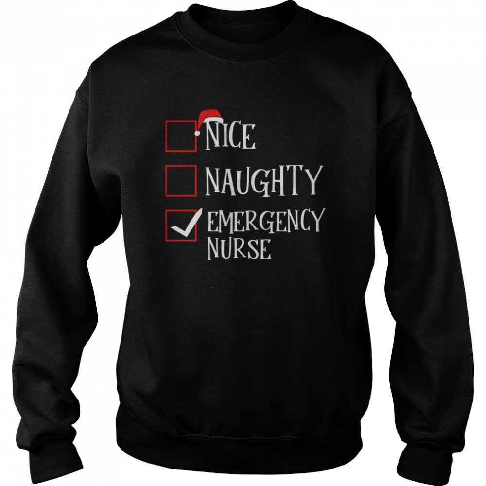 Emergency Gift Nurse Christmas T- Unisex Sweatshirt