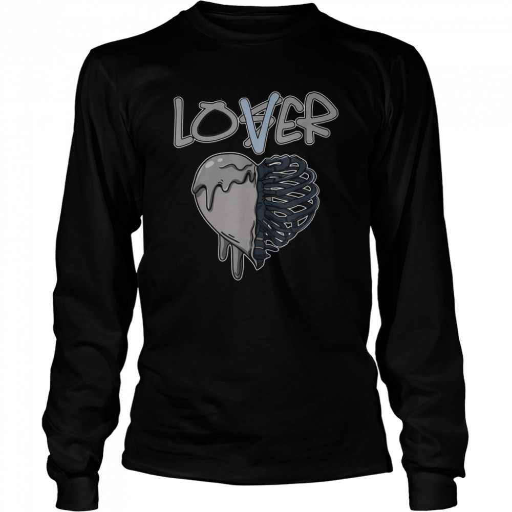 Loser Lover Dripping Heart Georgetown 6s Matching Funny Halloween T- Long Sleeved T-shirt