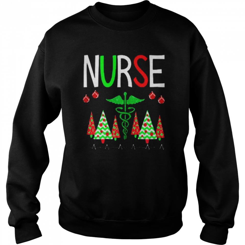 Nurse Christmas Tree Nurse Christmas T- Unisex Sweatshirt