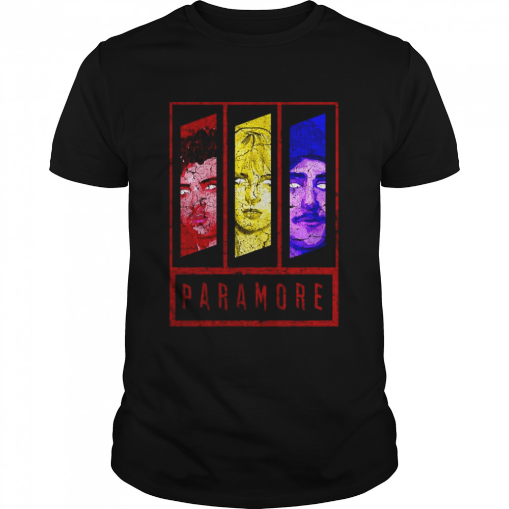 Retro Art Rock Band Paramore Band New Tour shirt Classic Men's T-shirt