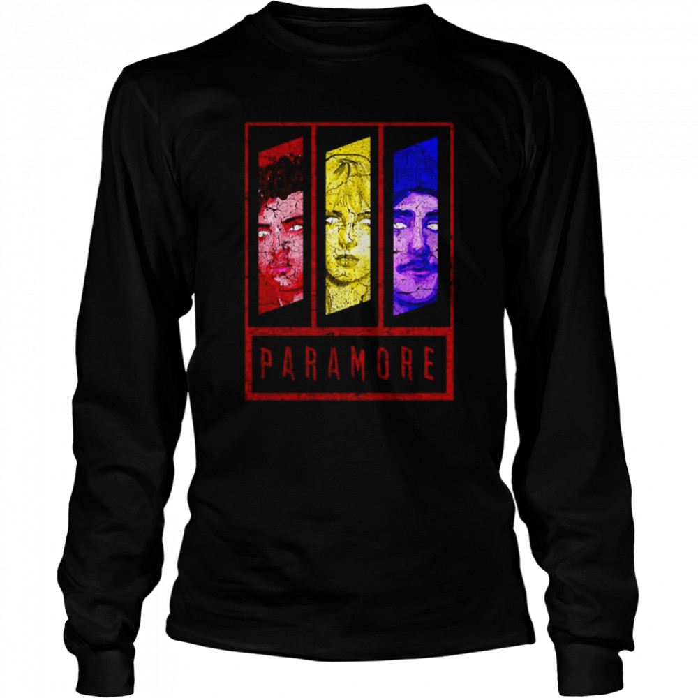 Retro Art Rock Band Paramore Band New Tour shirt Long Sleeved T-shirt