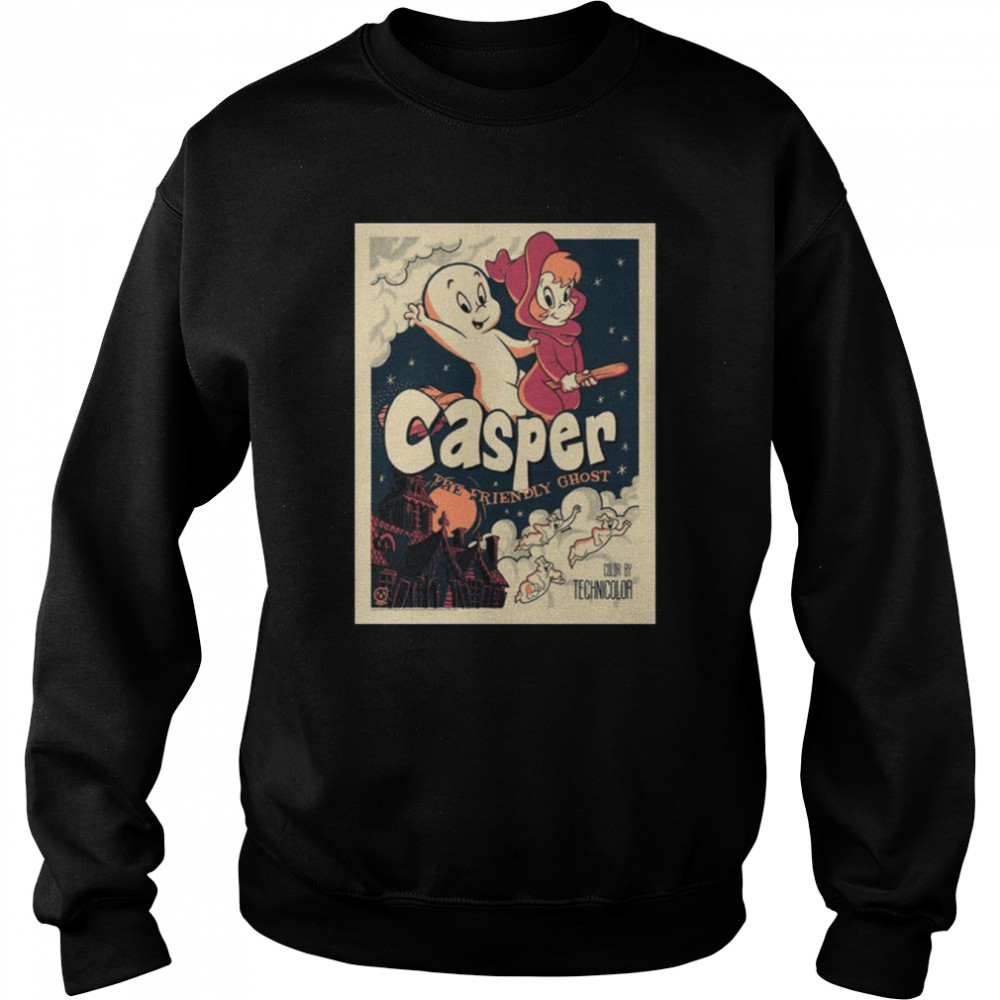Retro Art The Ghost Casper Cute Boy shirt Unisex Sweatshirt